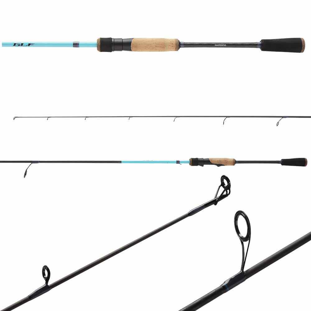 Shimano GLF B Spinning Fishing Rod - Lightweight Graphite Freshwater & Saltwater Fishing Pole for Bass, Trout, and Walleye - Perfect for Shore Fishing, Boat Angling, and Tournament Casting