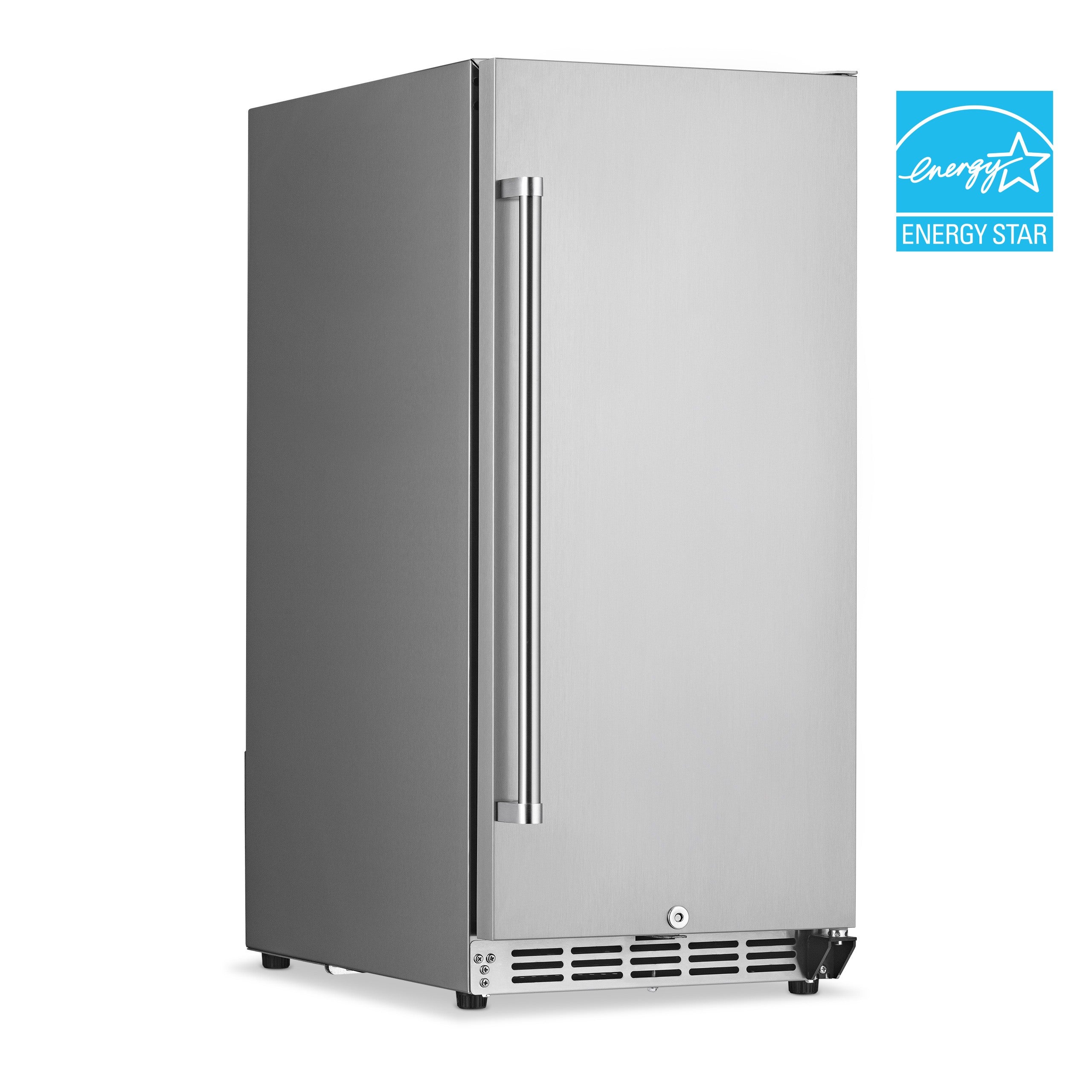 Newair® 15 3.2 Cu. Ft. Commercial Built-In Stainless Steel Beverage Refrigerator - Perfect for Bars, Restaurants, and Home Use