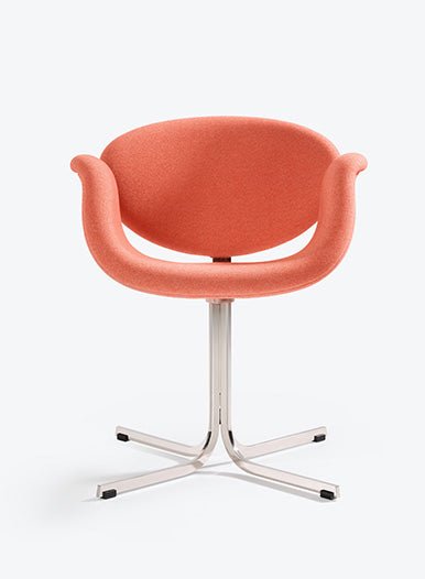 Artifort Pierre Paulin Little Tulip Chair with Cross Base - Modern Lounge Chair for Living Room, Office & Reading Nook