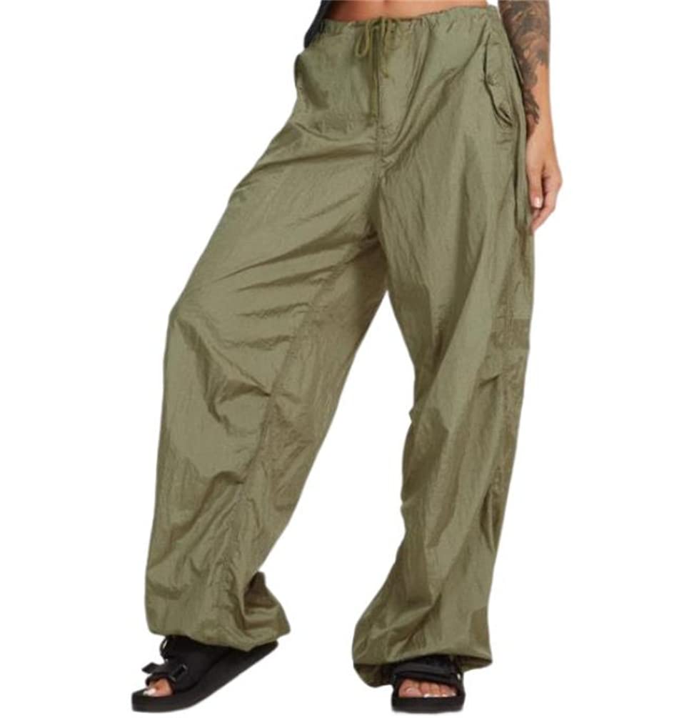 LELEBEAR Women's Baggy Cargo Pants - Low Waist Y2K Streetwear Casual Parachute Pants | Hip Hop Fashion, 90s Style Outfits | Trendy Loose Fit Cargo Pants for Concerts, Streetwear & Everyday Wear | Perfect for Urban Fashion, Travel, Weekend Outings & Night Out Parties | Great for Street Photography, College Campus & Coffee Dates | Ideal for Casual Wear, Fashion Shows & Daily Comfort | Best for Outdoor Adventures, Raves, Music Festivals, Skating & Hiking