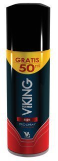 VKING FIRE Men's Antibacterial Deodorant Spray - 200ml Long-Lasting Odor Protection for Active Lifestyles, Gym & Daily Use