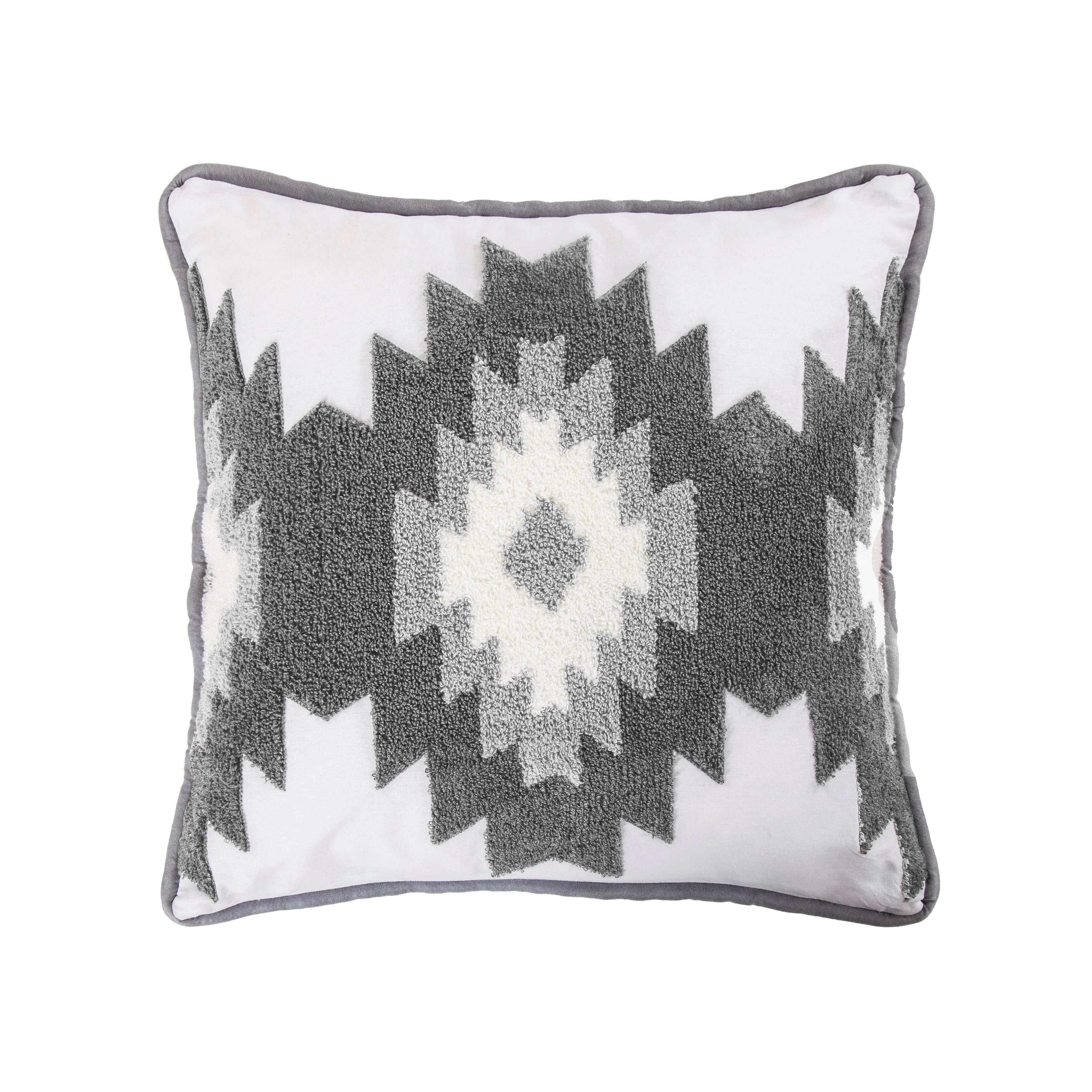 Free Spirit Bohemian Throw Pillow with Handmade Crewel Embroidery - Perfect for Boho Home Decor, Living Room & Bedroom Accent