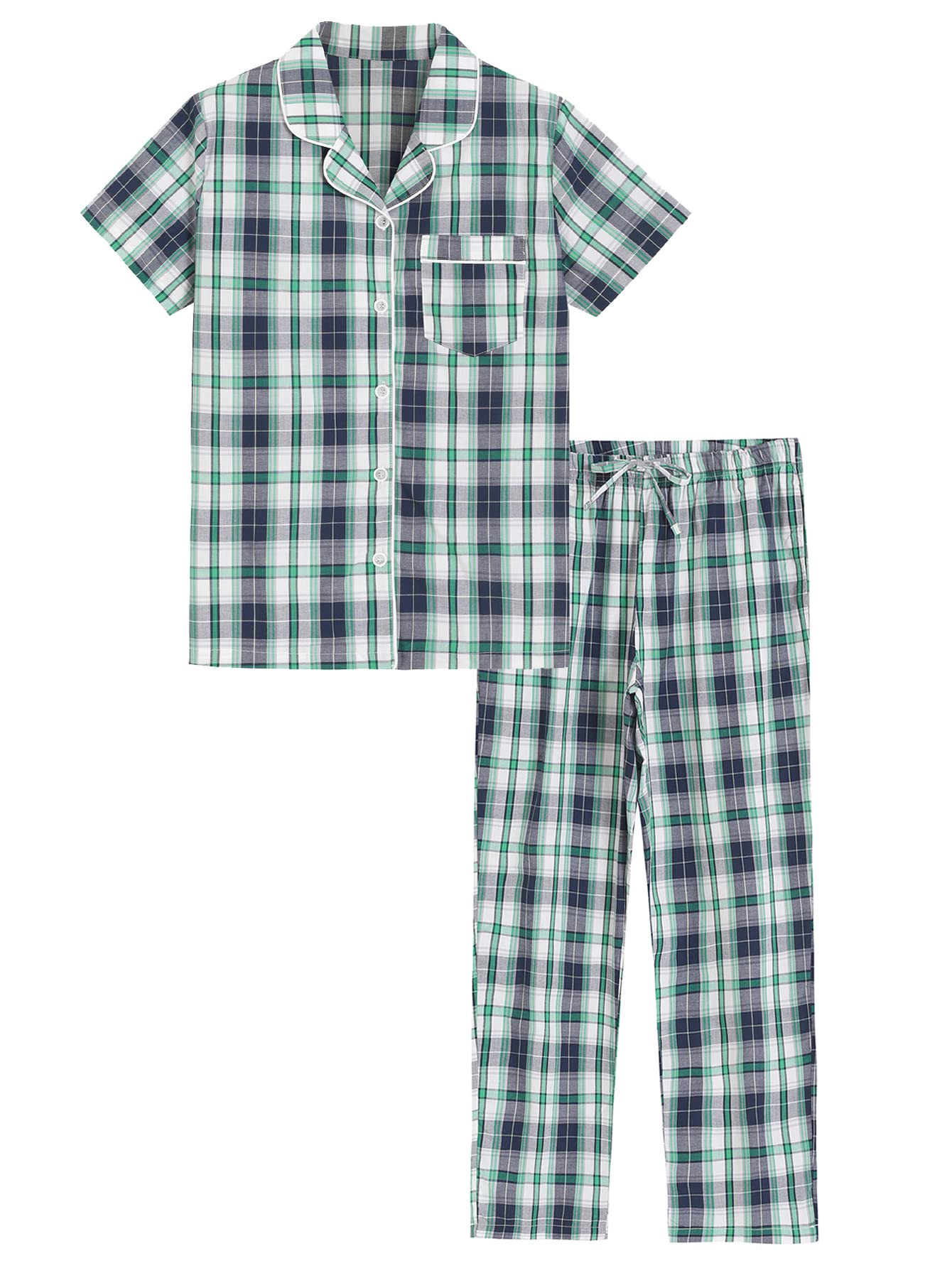 **Couples Matching Pajama Sets for Men & Women - Button Down Sleepwear for Valentine's Day, Anniversary & Cozy Nights**