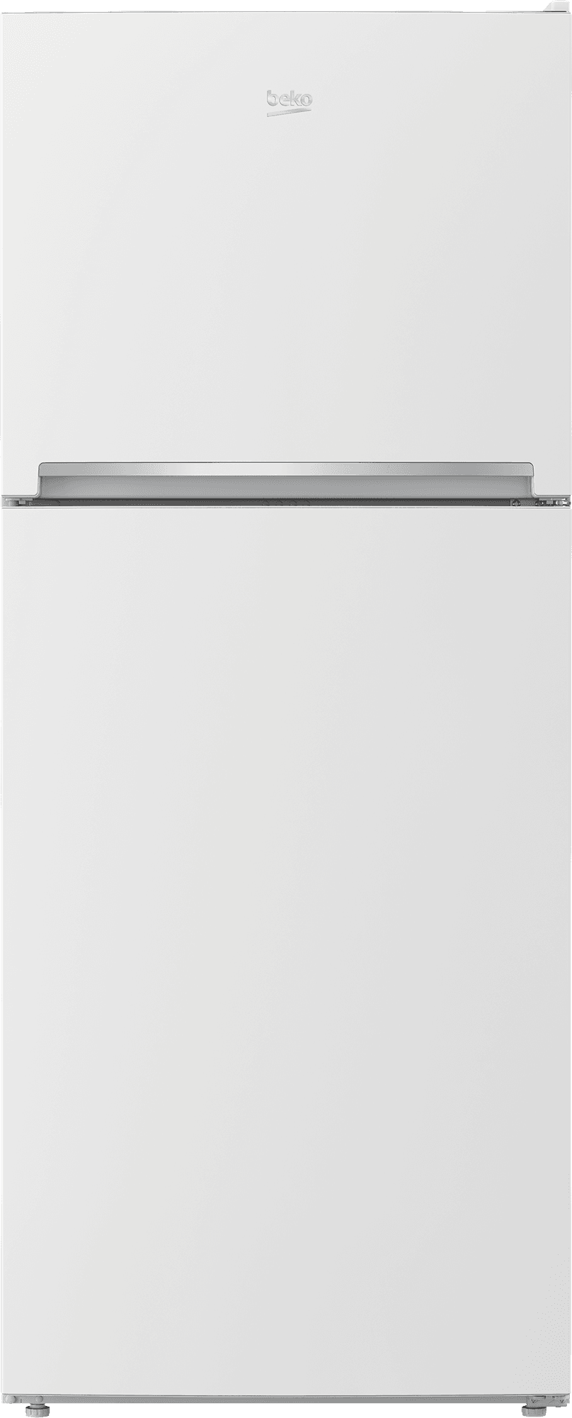 Beko BFTF2716WHIM 28 Inch White Top Freezer Refrigerator with Automatic Ice Maker - Perfect for Kitchens, Apartments, and Small Spaces