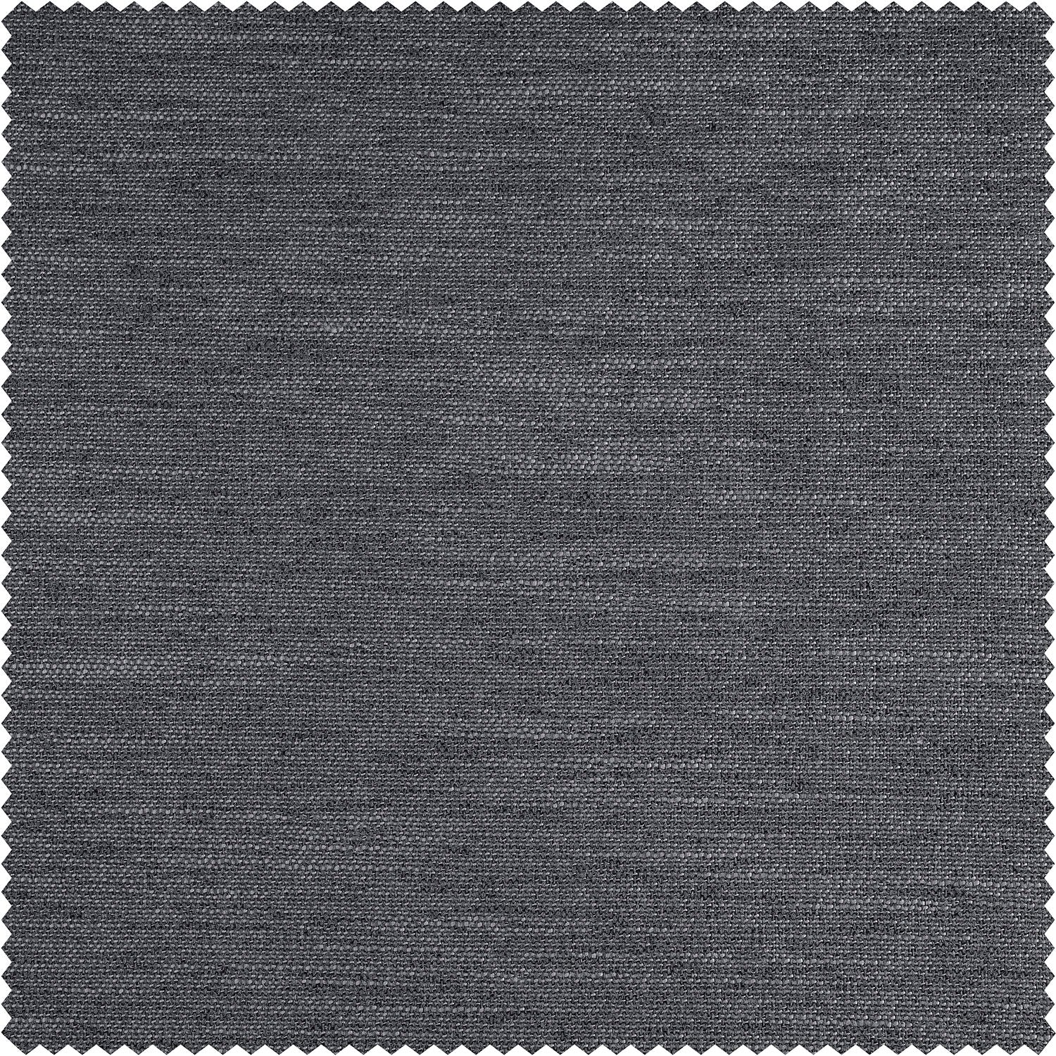 Rustic Charcoal Boho Chic Faux Linen Fabric Swatch - Perfect for DIY Home Decor, Upholstery & Craft Projects