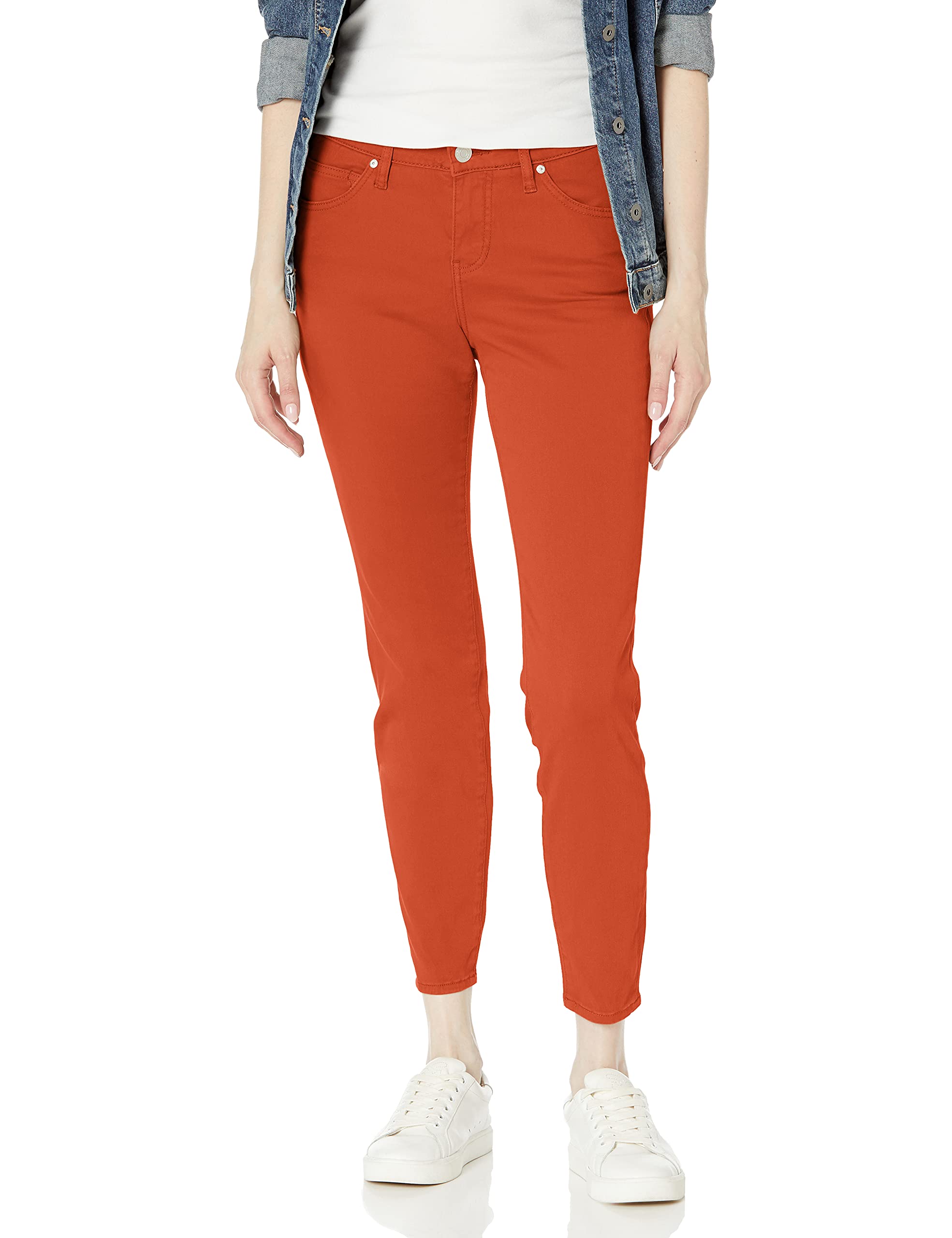 Jag Jeans Women's Cecilia Mid Rise Capri Pants - Comfortable Stretch Denim for Casual Wear & Everyday Outfits