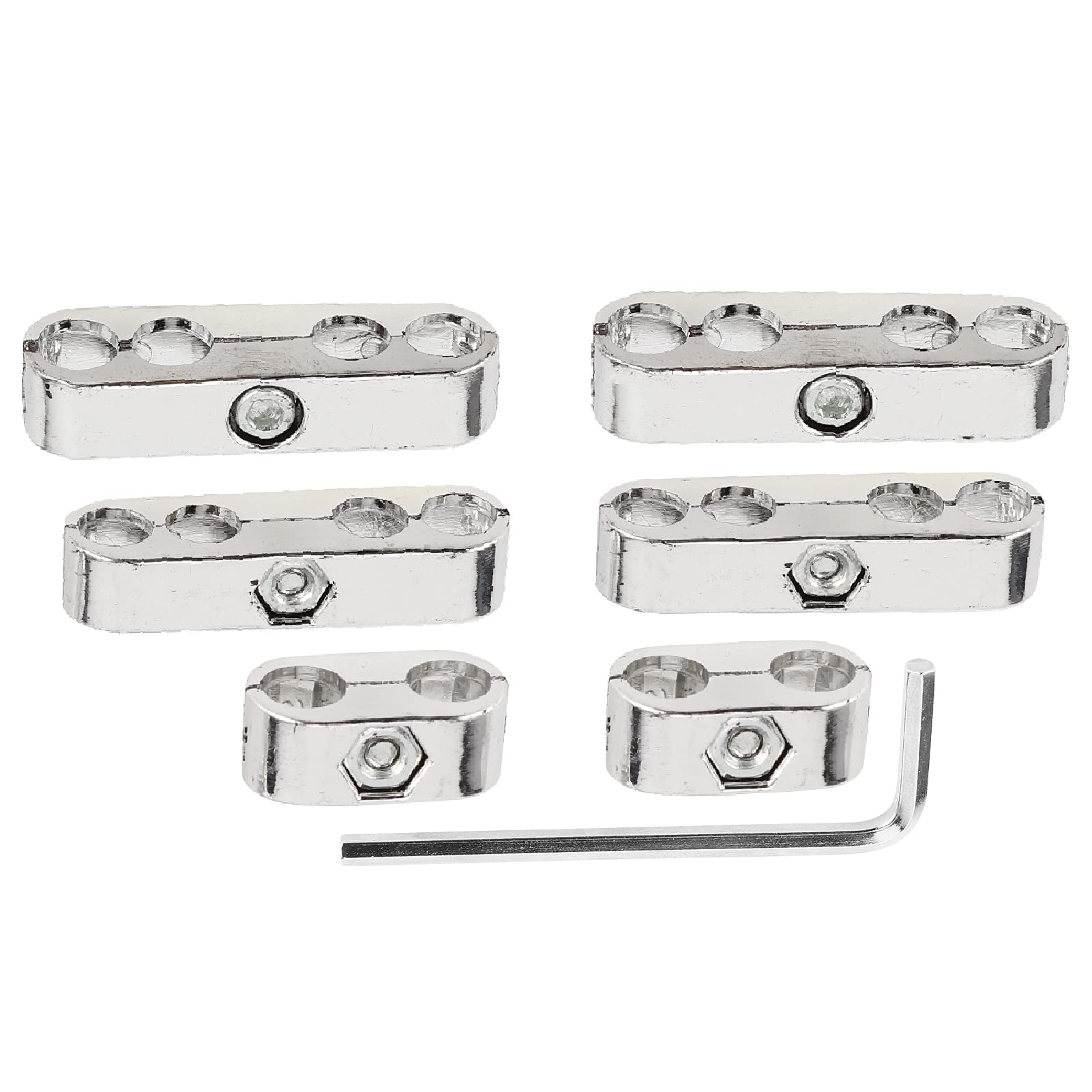 7mm & 8mm Spark Plug Wire Separators Kit - Electroplated Wire Looms with Wrench Tool - Compatible with Mopar Vehicles - Perfect for Engine Bay Organization & Performance Upgrades