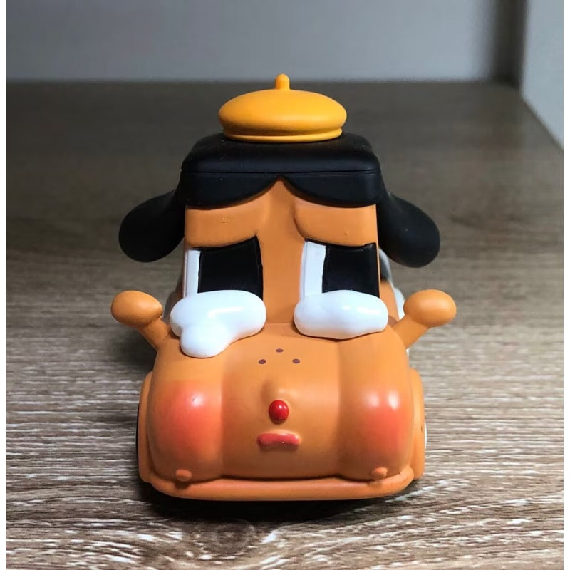 Crybaby POPCAR Happy Weekend Series Crybaby Brown Version - Collectible Vinyl Figure for Anime Fans & Home Decor