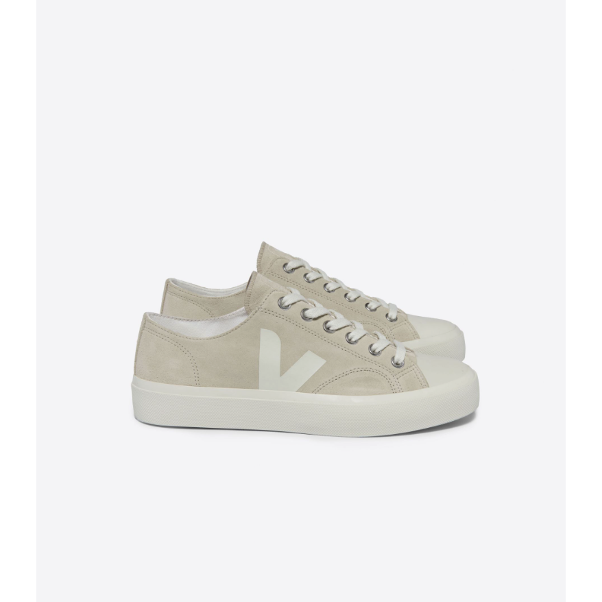 Veja Wata II Low Suede Sneakers for Women - Almond Pierre | Vegan Eco-Friendly Shoes for Casual Wear & Everyday Comfort