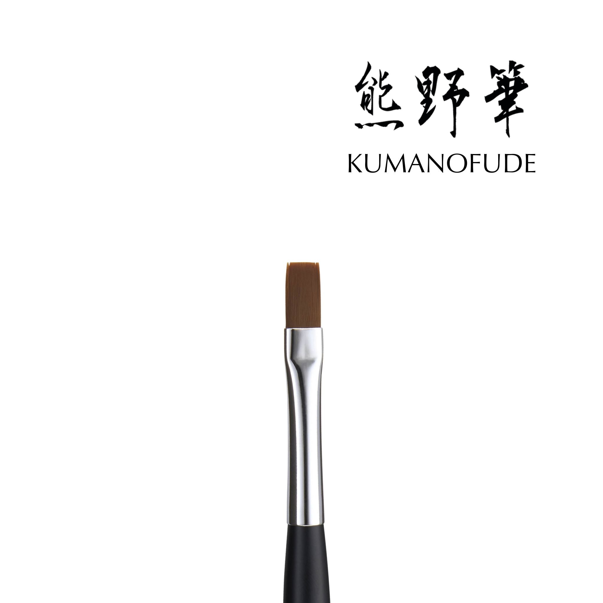 Kokoist Professional Medium Flat Nail Art Brush for Gel Polish - Perfect for Salon, Home Manicures & Nail Art Designs