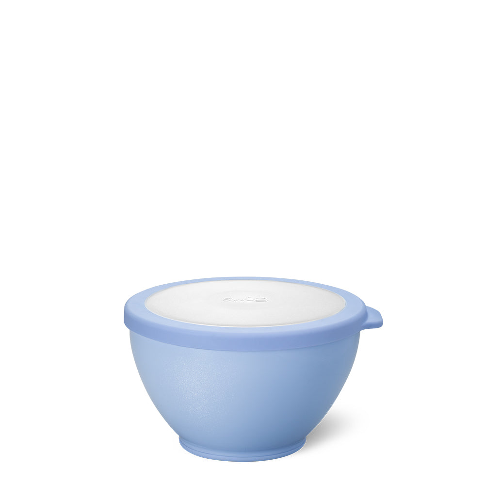 Shimmer Periwinkle 60oz Lunch Bowl Set - BPA-Free, Microwave & Dishwasher Safe - Perfect for Office, School, Picnics & Meal Prep