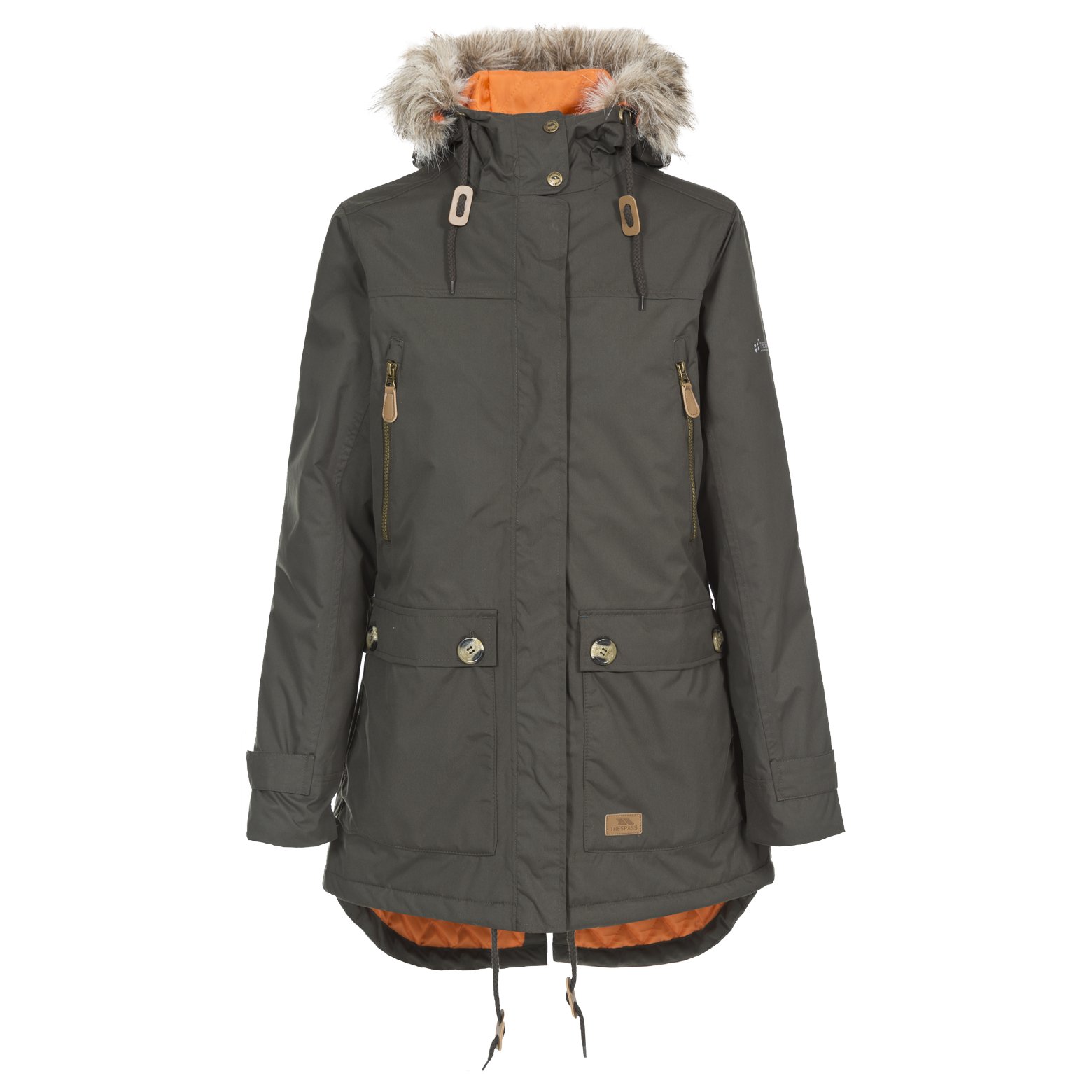 Trespass Clea Women's Waterproof Padded Hooded Coat - Warm Winter Jacket for Outdoor Activities, Hiking & Commuting