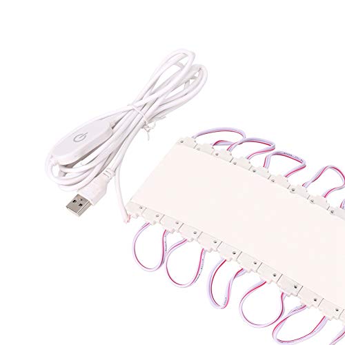 Durable Adjustable 60 LED Vanity Mirror Lights for Makeup - Perfect for Home Beauty Salon, Professional Makeup Application & Selfie Lighting