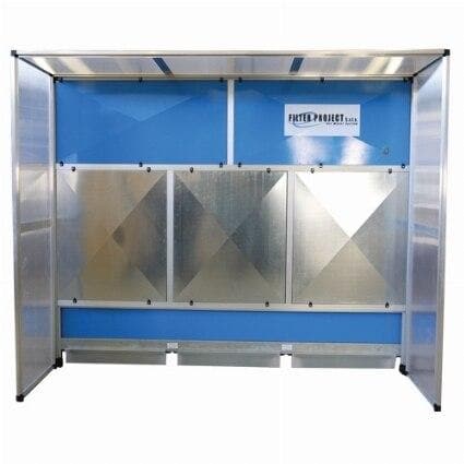 Automatic Dry Dust and Sludge Collection Booth - Industrial Workshop Cleaning System for Efficient Debris Removal | Perfect for Factories, Construction Sites, and Woodworking Shops