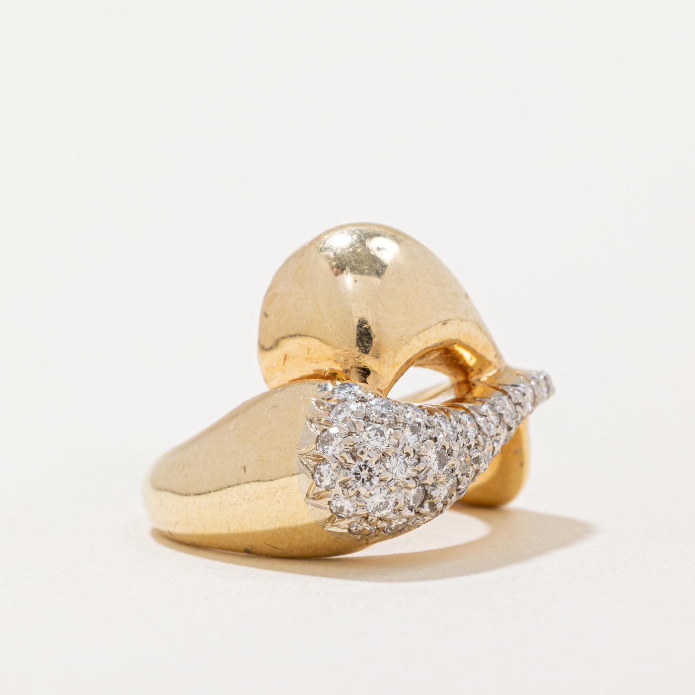 0.32ctw Diamond Cocktail Ring for Women - Size 5.25 | Elegant Wedding, Engagement, Party Jewelry Gift | Perfect for Anniversary, Valentine's Day & Special Occasions