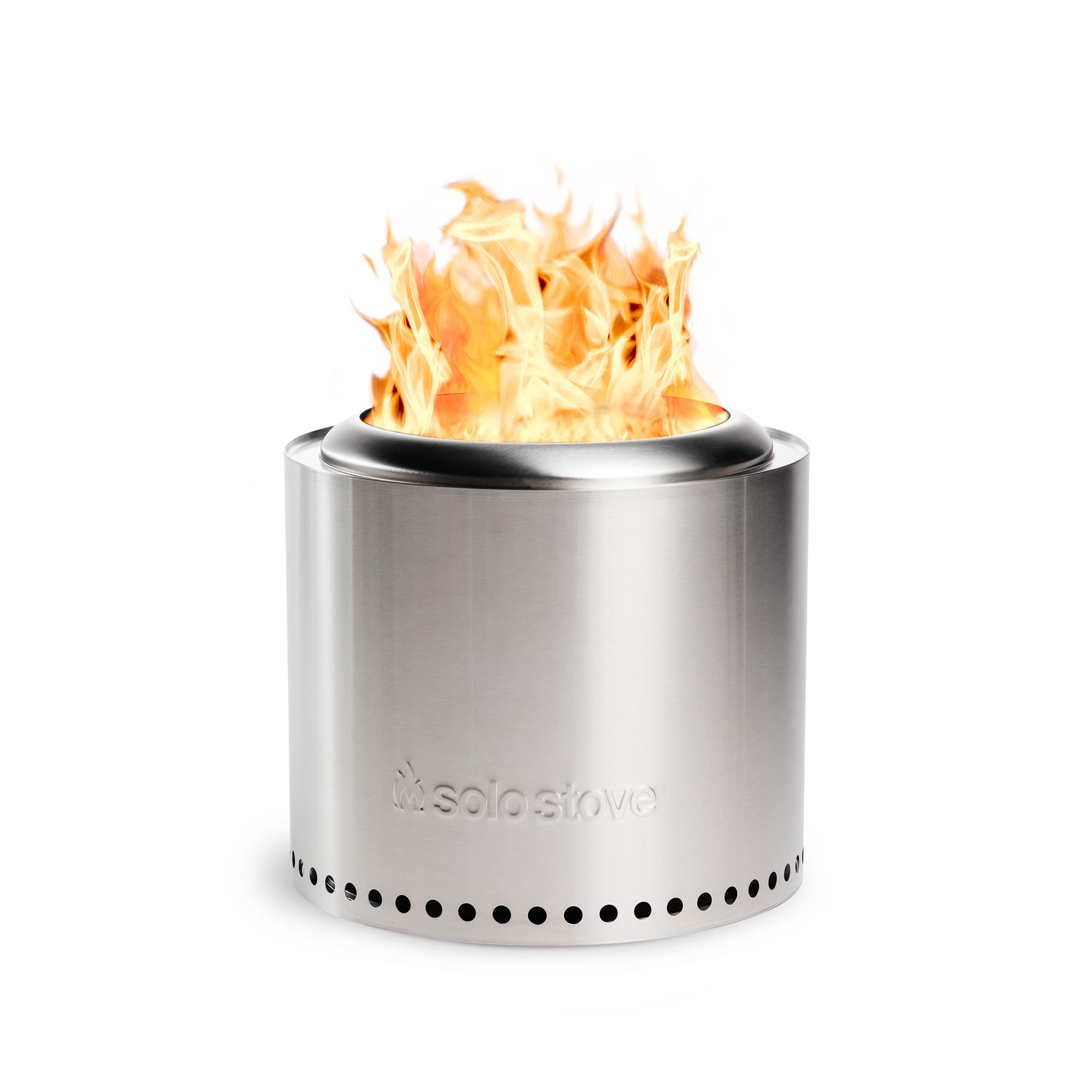 Solo Stove Ranger 15x12.5 Inch Stainless Steel Smokeless Fire Pit - Portable Outdoor Fireplace for Camping, Backyard, Patio & Bonfire Nights | Perfect for S'mores, Gatherings & Relaxing by the Fire