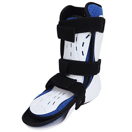 Ankle Support Brace for Foot Drop & Sprains - AFO Orthosis with Front Protection Plate - Left Foot Size S - Ideal for Fracture Recovery, Sports Injuries & Post-Surgery Support