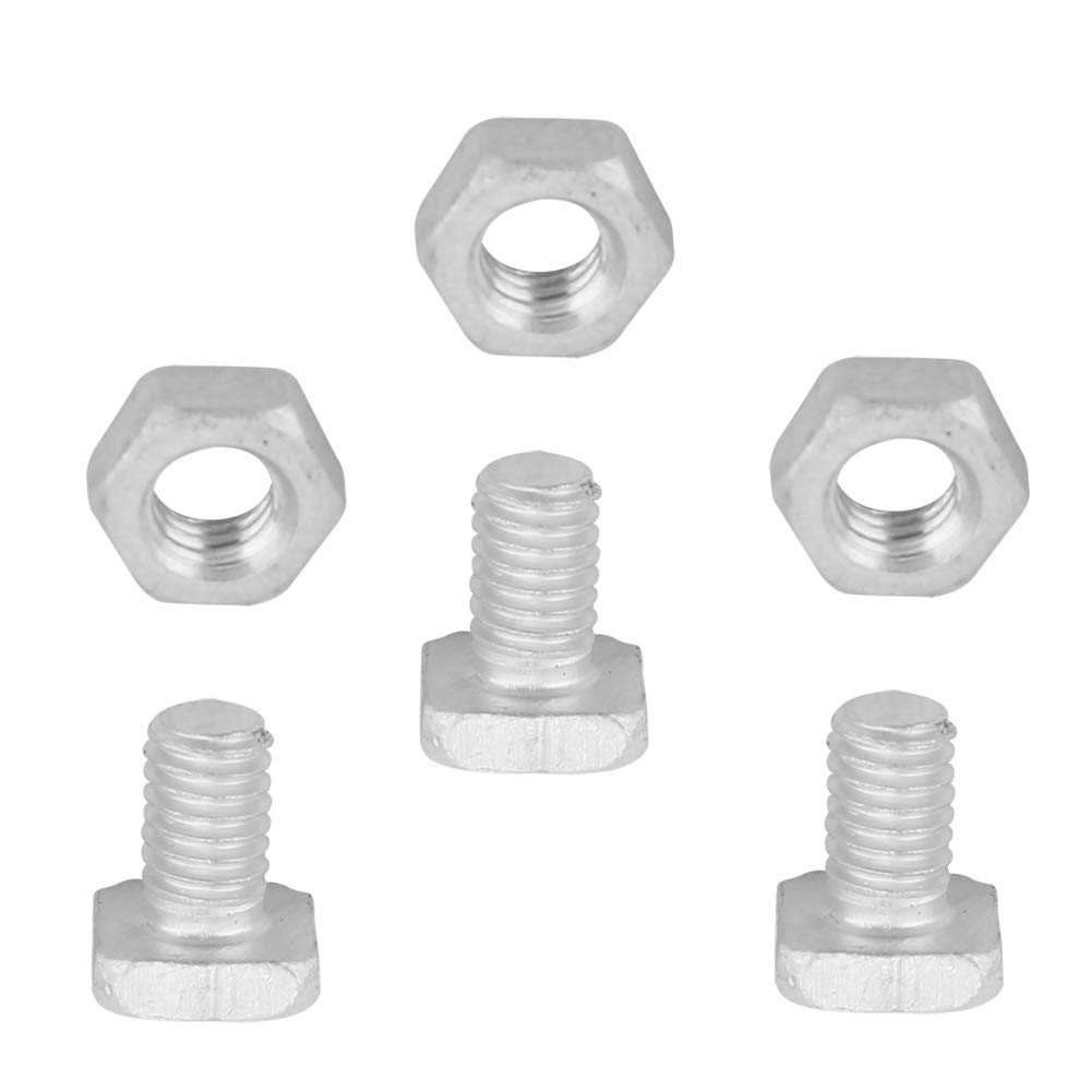 Greenhouse Nuts and Bolts Kit - M6 Aluminum Alloy Fasteners for Sturdy Greenhouse Construction | Durable Metal Hardware for Greenhouse Maintenance, Repair & DIY Projects | Weather-Resistant Tools for Home Garden Greenhouses