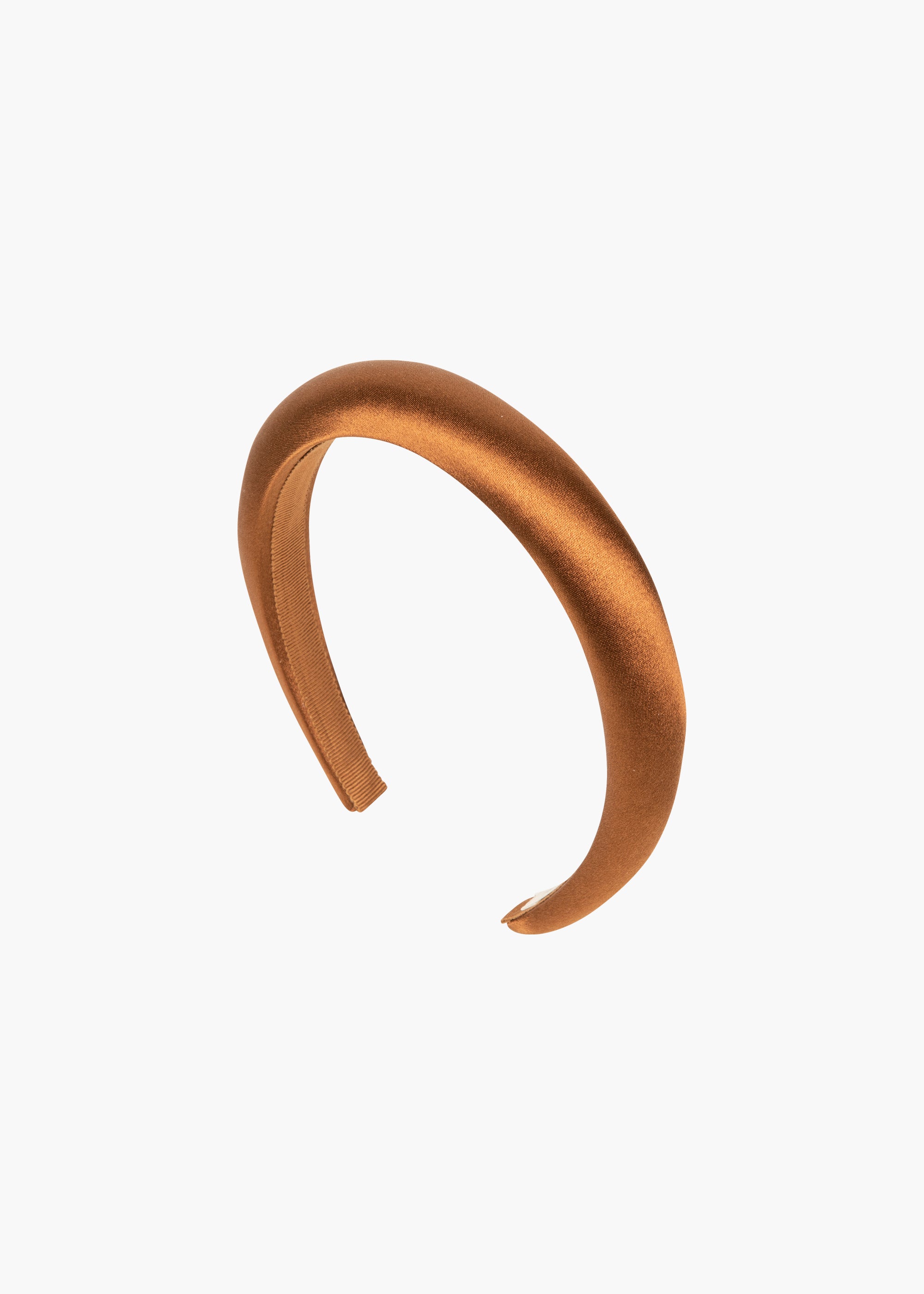 Elegant Satin Headband for Women - Mocha Brown Hair Accessory for Everyday Wear & Special Occasions