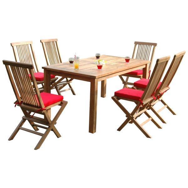 Montage Bristol 7-Piece Dining Set - Modern Kitchen & Dining Room Table with Chairs for Family Meals & Entertaining