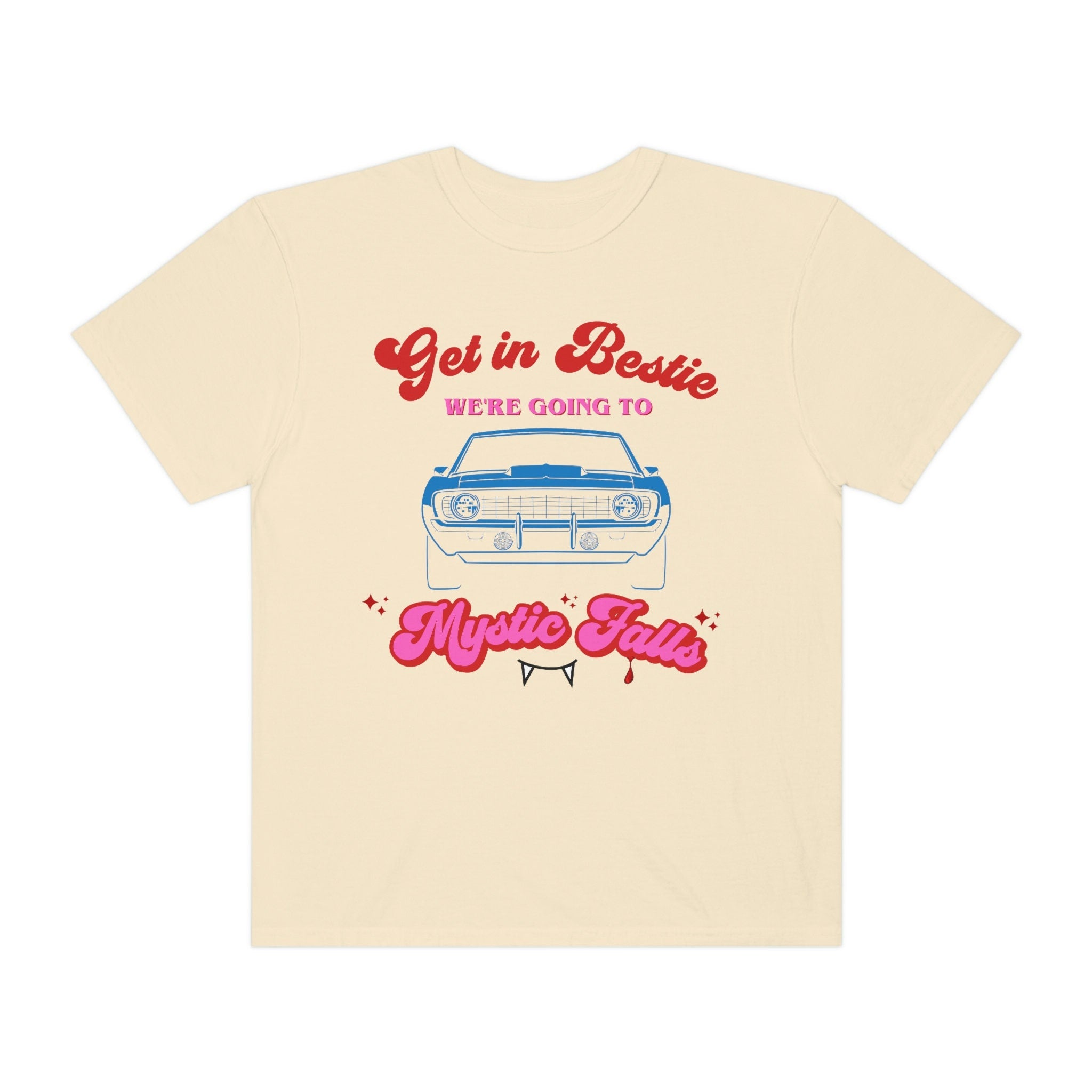 Bestie TVD Shirt - Vampire Diaries Inspired Best Friend Tee - Perfect for Matching Outfits, Girls Night Out & TV Show Fan Gifts