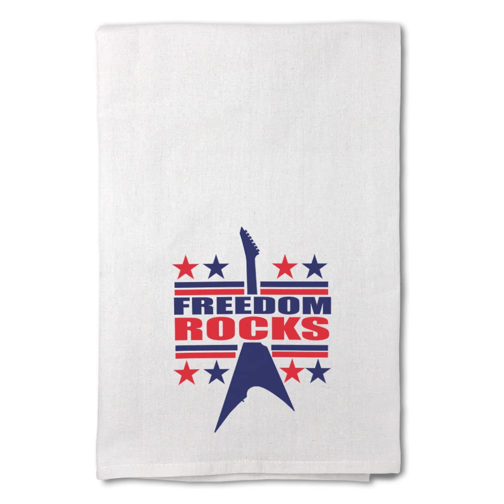 Printed Kitchen Towels for Mothers Day & 4th of July Decor - Patriotic Dish Towels Set for Holiday Concerts, Independence Day & Home Cleaning Supplies - Perfect for Kitchen, Dining & Party Decorations