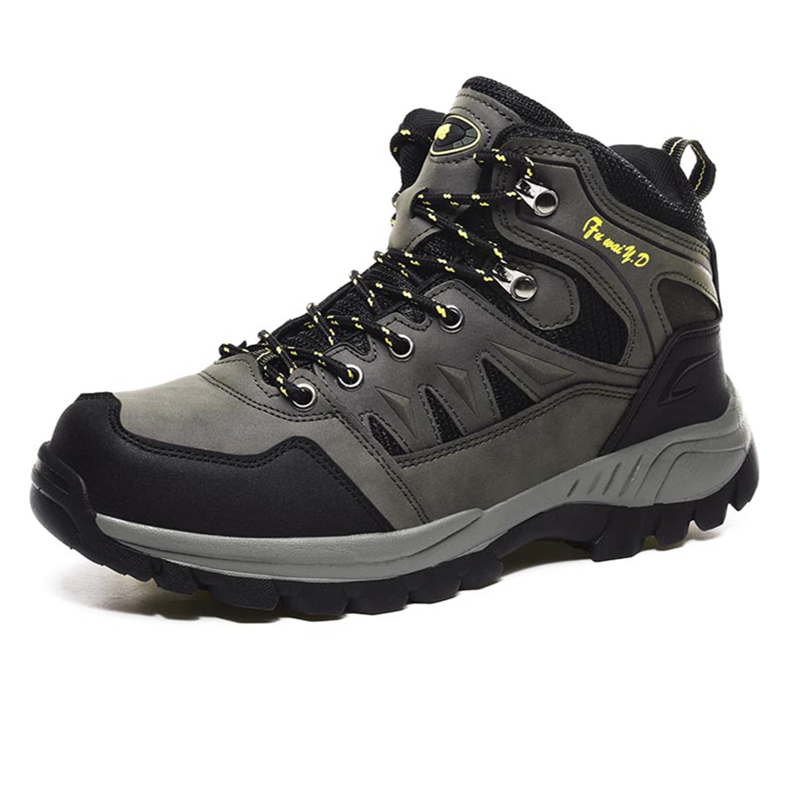 Men's Waterproof Outdoor Hiking Shoes - Lightweight Trekking Boots for Mountaineering, Camping & Tactical Sports | Durable Traction for Rough Terrains