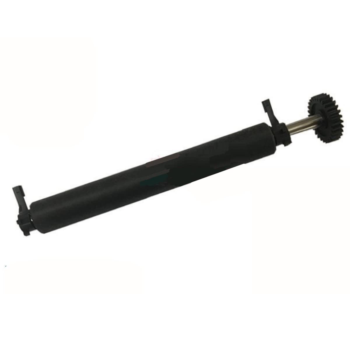 Compatible P1112640-216 Platen Roller with Bearings and Gear for Zebra ZD421 203dpi Thermal Transfer Printer - Replacement Part for Shipping Labels & Barcode Printing