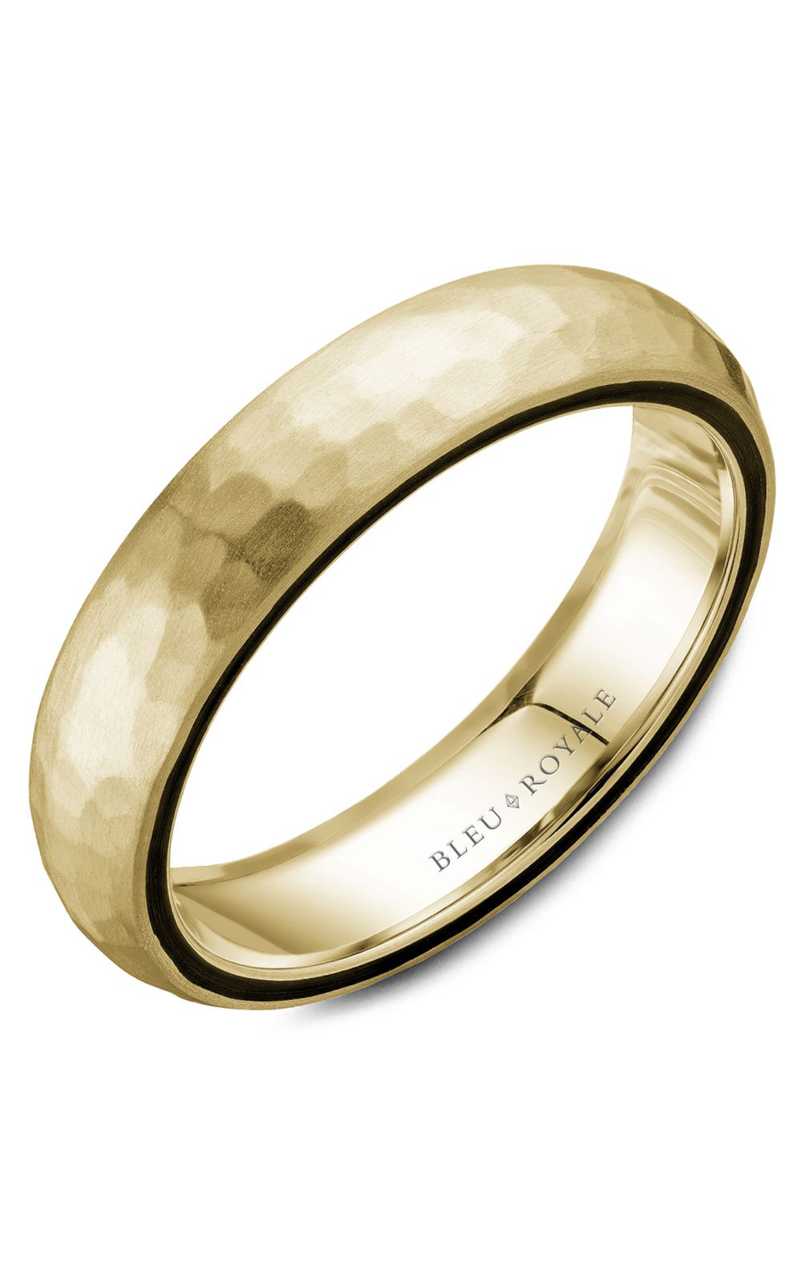 Bleu Royale Men's Wedding Band RYL 062Y5 - 14K Yellow Gold Classic Ring for Grooms & Husbands | Perfect for Weddings, Anniversaries & Special Occasions
