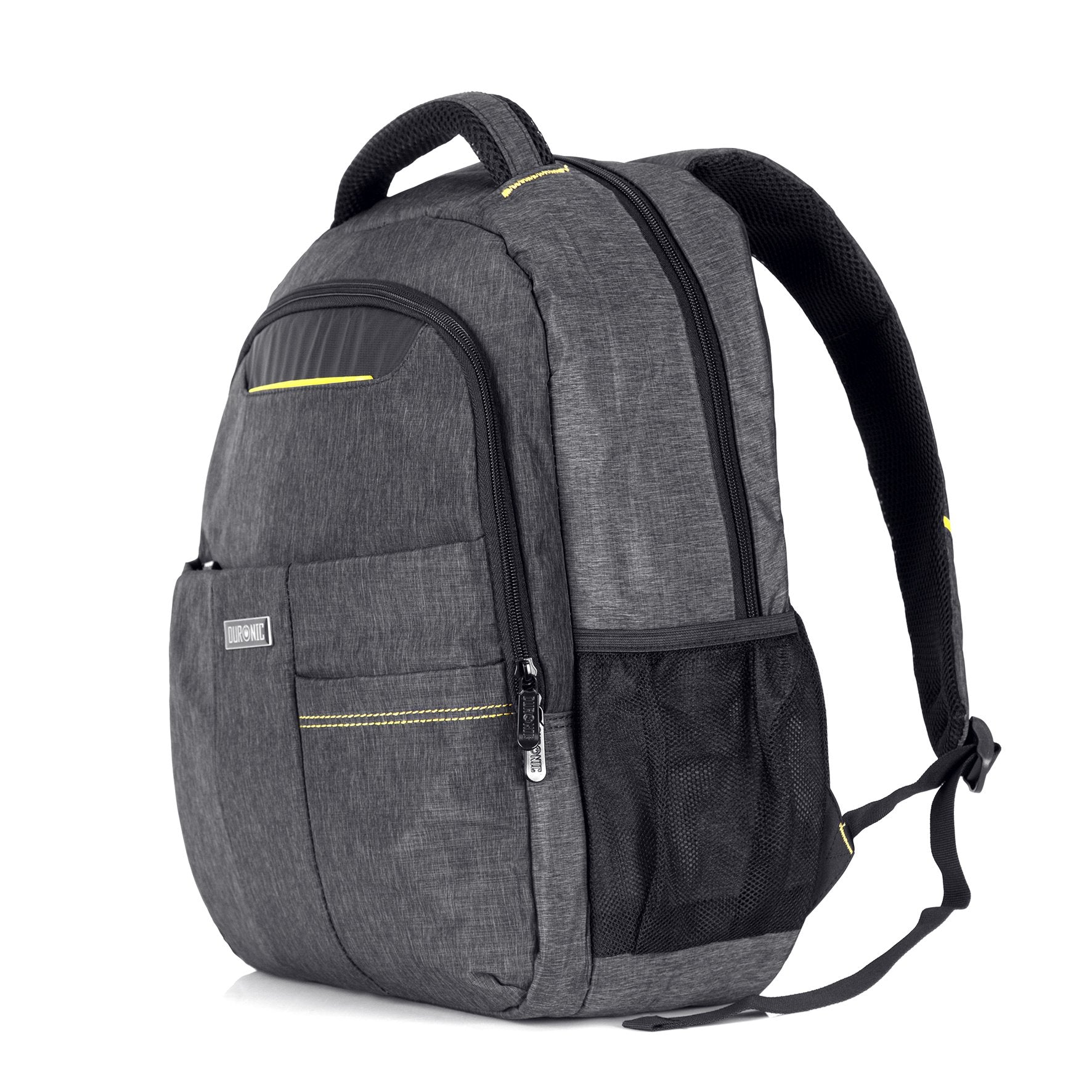 Duronic Lightweight Water-Resistant Travel Laptop Backpack - 15.6 Inch Business & School Computer Bag for Men, Women & Kids - Perfect for Work, College, Gym & Daily Commute - Durable Rucksack with USB Charging Port (Model LB13)