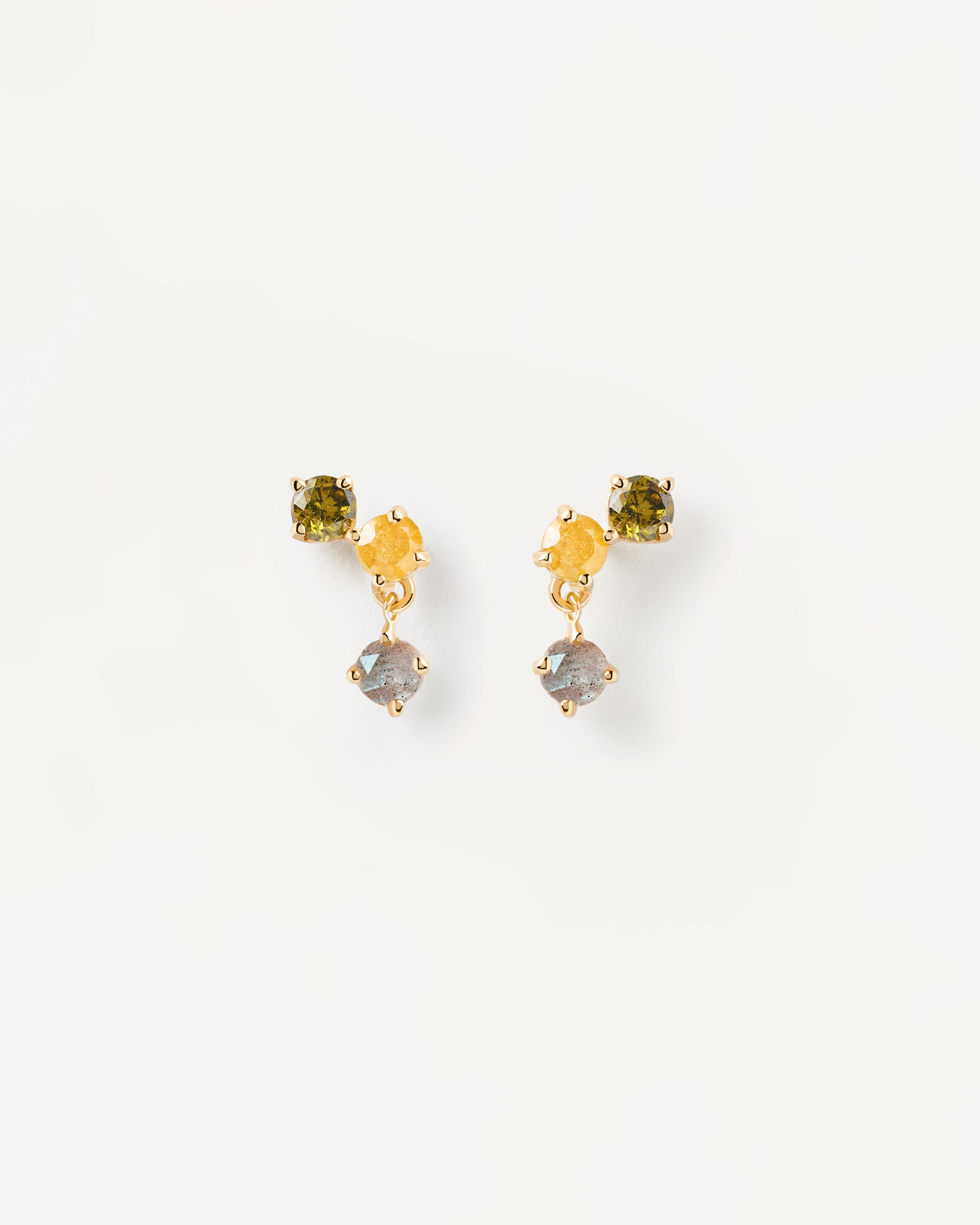 Flora Gold Earrings for Women - 14K Gold Plated Floral Dainty Stud Earrings - Perfect for Weddings, Parties & Everyday Elegance