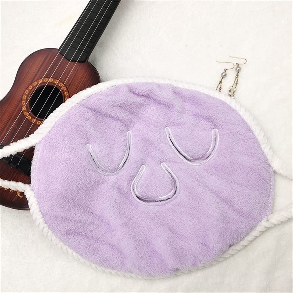 1-Pack Hot Compress Face Towel - Moisturizing Neck Mask Belt for Relaxation & Skin Care - Perfect for Spa, Travel & Home Use (Color: A)