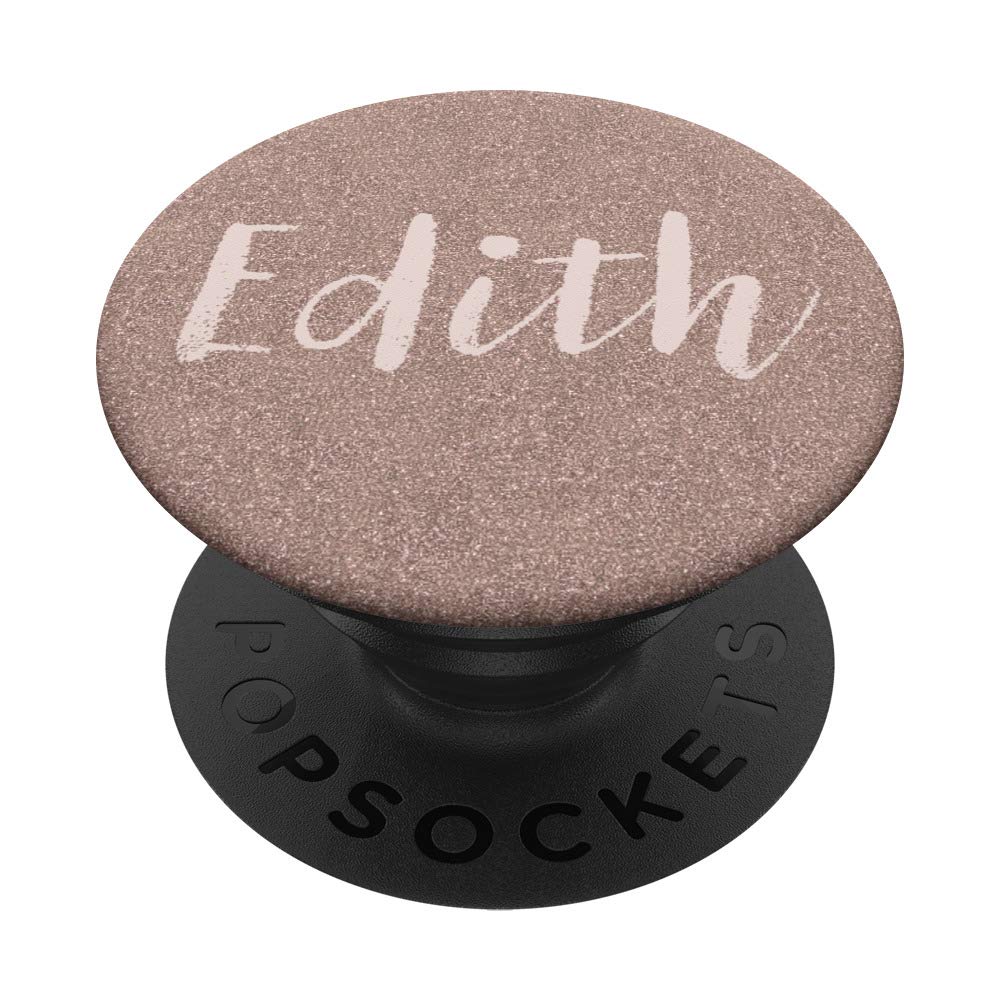 Edith Trendy Girl Phone Accessory - Stylish PopSockets Grip & Stand for Phones & Tablets - Perfect for Home, Office, and Travel Use