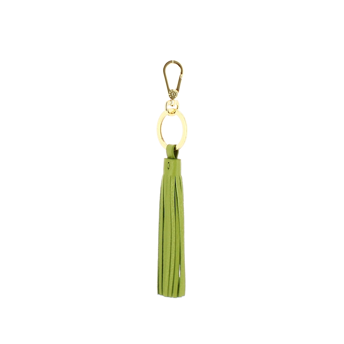 Coccinelle Tassel Keychain in Guacamole Color - Stylish Leather Keychain for Women | Perfect for Handbags, Keys & Gifts - Model MU0410101