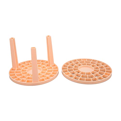 Ubersweet® Flexible PP Makeup Brush Organizer Rack - 49 Hole Large Capacity Nail & Cosmetic Brush Holder for Salon, Bathroom & Vanity Storage (Fuchsia) | Perfect for Makeup Artists & Home Organization