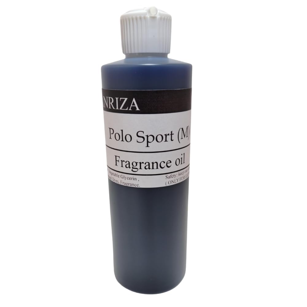 Polo Sport Scented Perfume Oil for Men - 4oz Fragrance Body Oil, Long-Lasting Cologne Alternative - Perfect for Daily Wear, Gym, Office & Date Nights