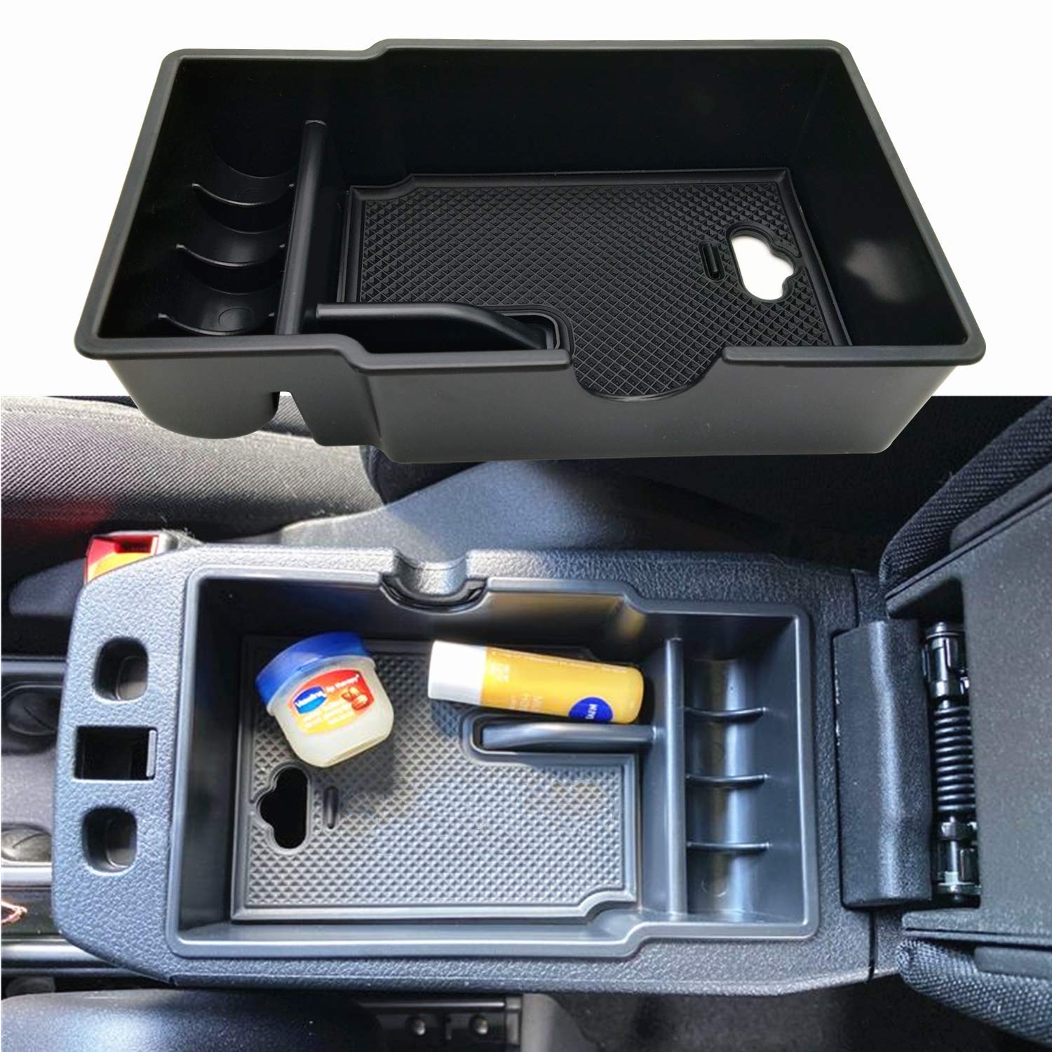 JOJOMARK Jeep Renegade Center Console Organizer Tray - Compatible with 2015-2023 Models | Interior Storage Accessories for Sunglasses, Phones & Keys | Perfect for Road Trips & Daily Commutes