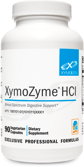 Xym Xymozyme HCL 90 Capsules - Digestive Enzyme Supplement for Gut Health & Bloating Relief - Supports Digestion After Meals & Heavy Foods