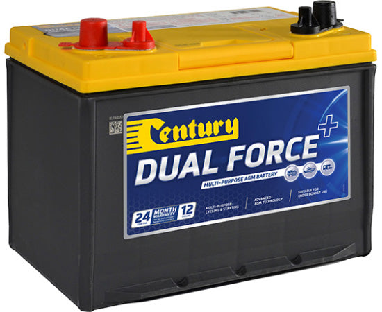 Century 24XMF Dual Purpose AGM Battery - High Performance Deep Cycle & Starting Battery for Marine, RV, and Solar Power Applications