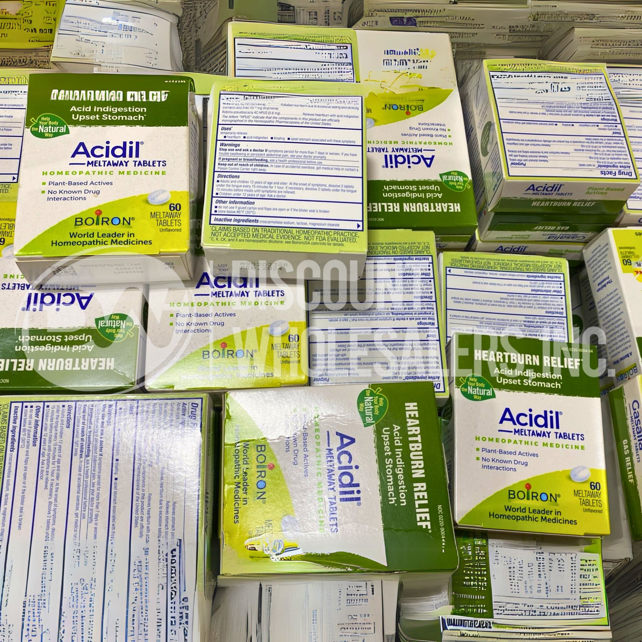 Acidil Heartburn & Indigestion Relief Tablets - Fast-Acting Antacid for Acid Reflux & Upset Stomach - 50 Count Bottle - Perfect for After Meals, Travel & Nighttime Relief
