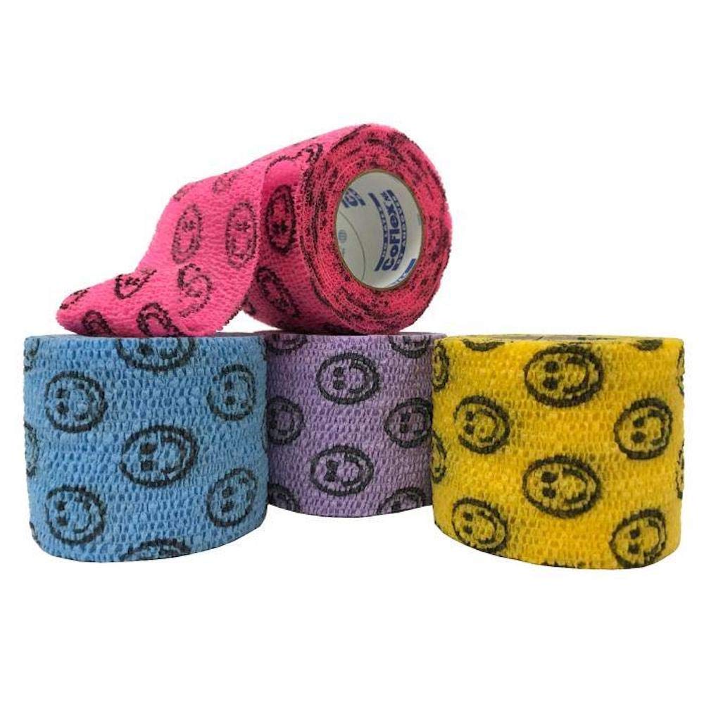 Andover Co-Flex Variety Pack - 36 Smiley Face Bandages, 2