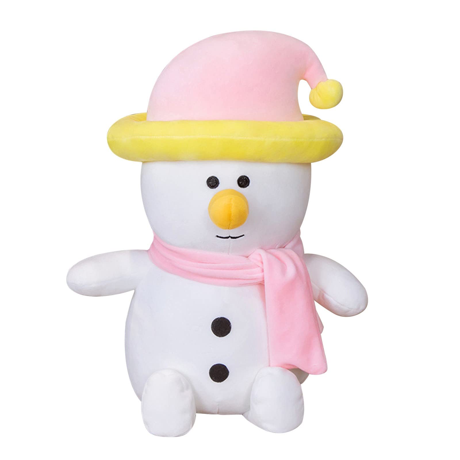 QQtangYA Deer Scarf Christmas Plush Toy - Soft Antler Stuffed Animal for Babies & Kids (White, One Size) - Perfect for Holiday Gifts, Nursery Decor & Early Childhood Education