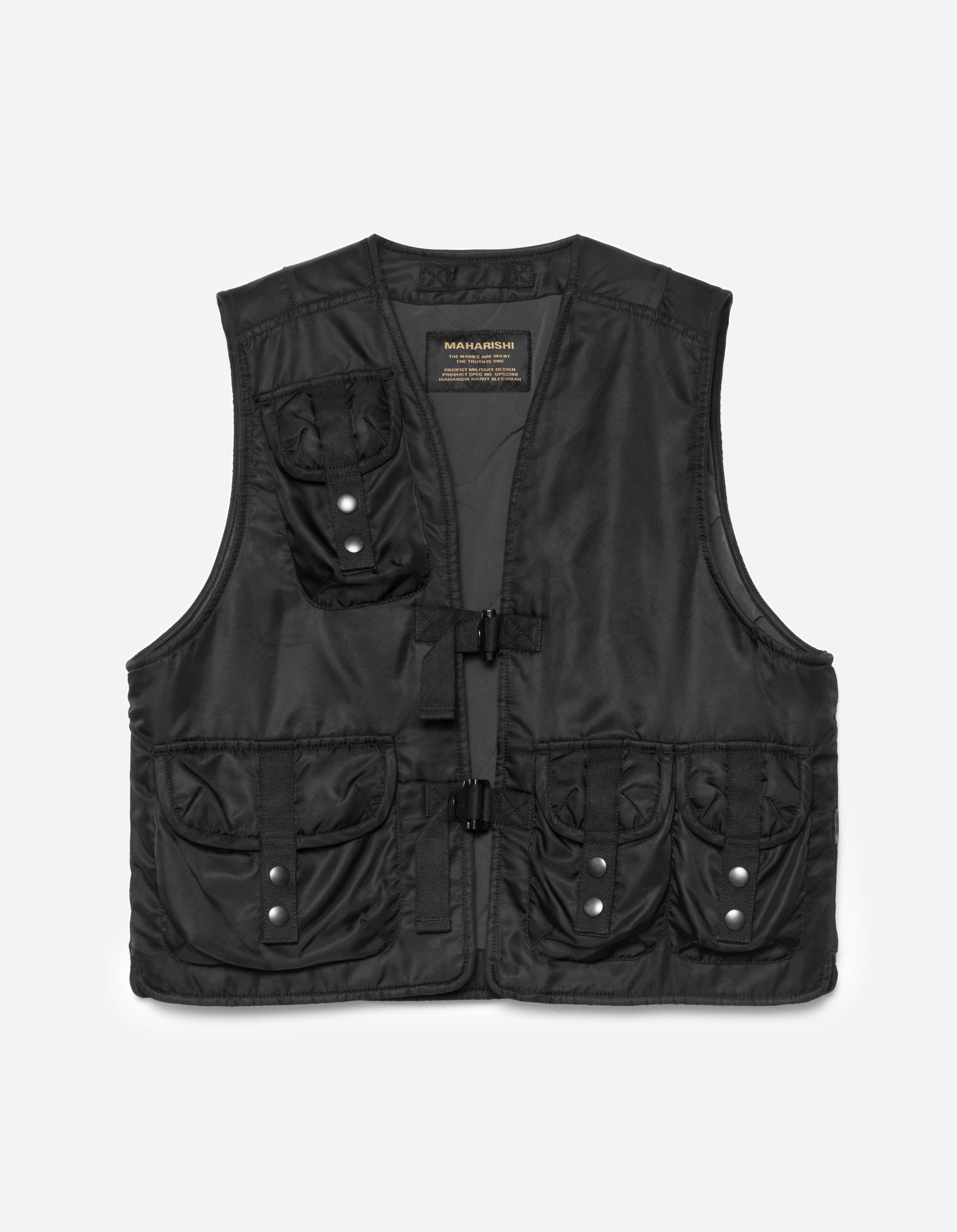 6228 M.A.L.I.C.E. Tactical Padded Utility Vest - Black | Military Style MOLLE Vest for Outdoor Survival, Airsoft & Hiking Gear | Perfect for Camping, Hunting & Tactical Training