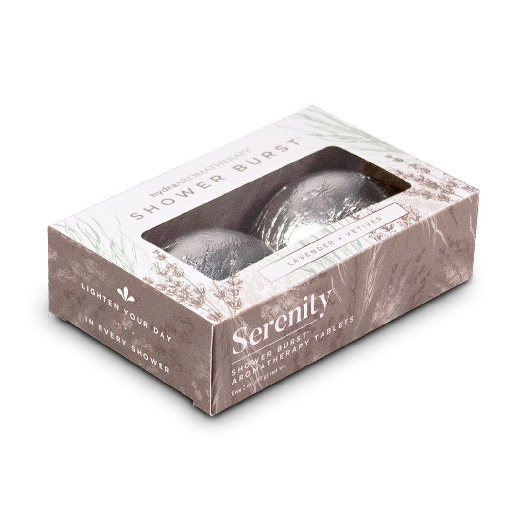 Hydra Aromatherapy Shower Burst Duo - Relaxing Essential Oil Shower Steamers for Stress Relief & Serenity | Perfect for Bath Time, Spa Day & Self-Care Moments