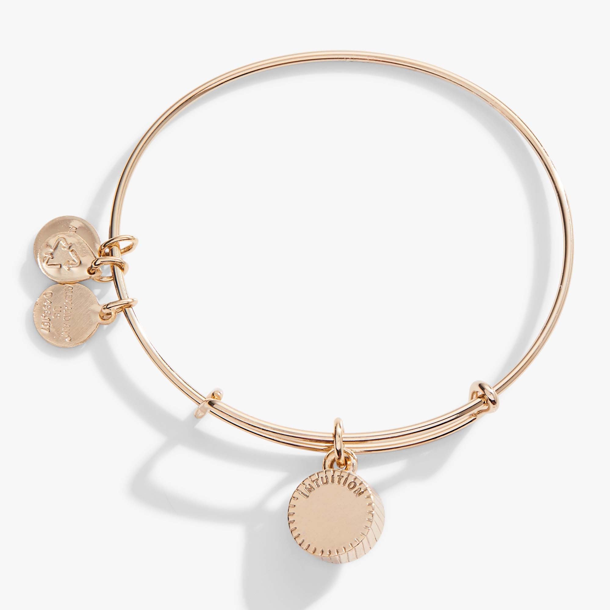 February Birthstone Charm Bangle - Genuine Amethyst Jewelry for Women | Perfect Gift for Valentine's Day, Anniversary & Special Occasions