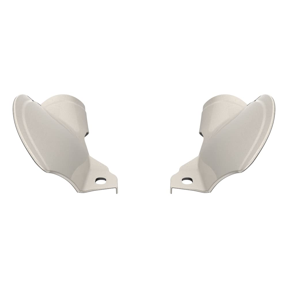 White Sand Pearl ABS Plastic Mid Frame Air Deflector for Harley Davidson M8 Lower Rider Street Bob - Wind Protection & Style Upgrade for Cruiser Motorcycles