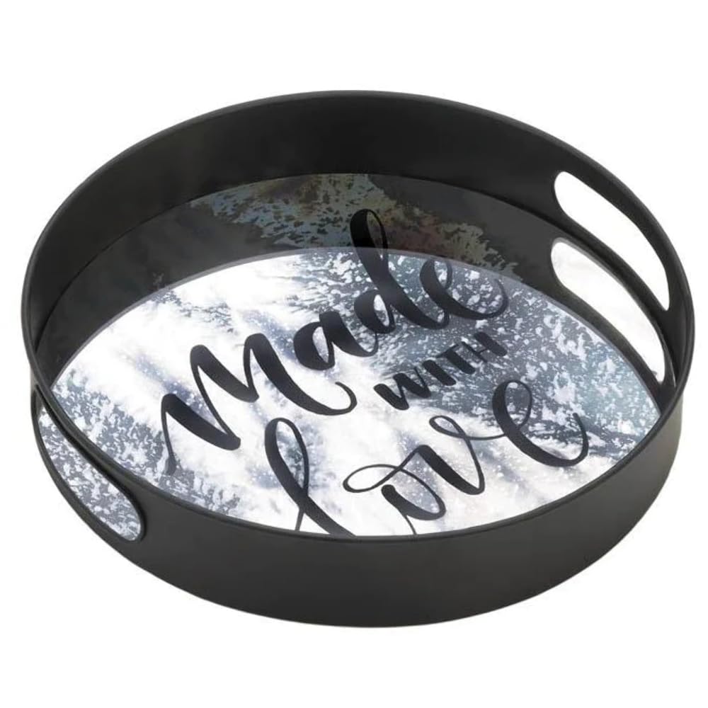 Handcrafted Summerville Mirror Tray - Elegant Home Decor for Vanity, Entryway & Bathroom Organization | Perfect for Jewelry Display & Decorative Storage