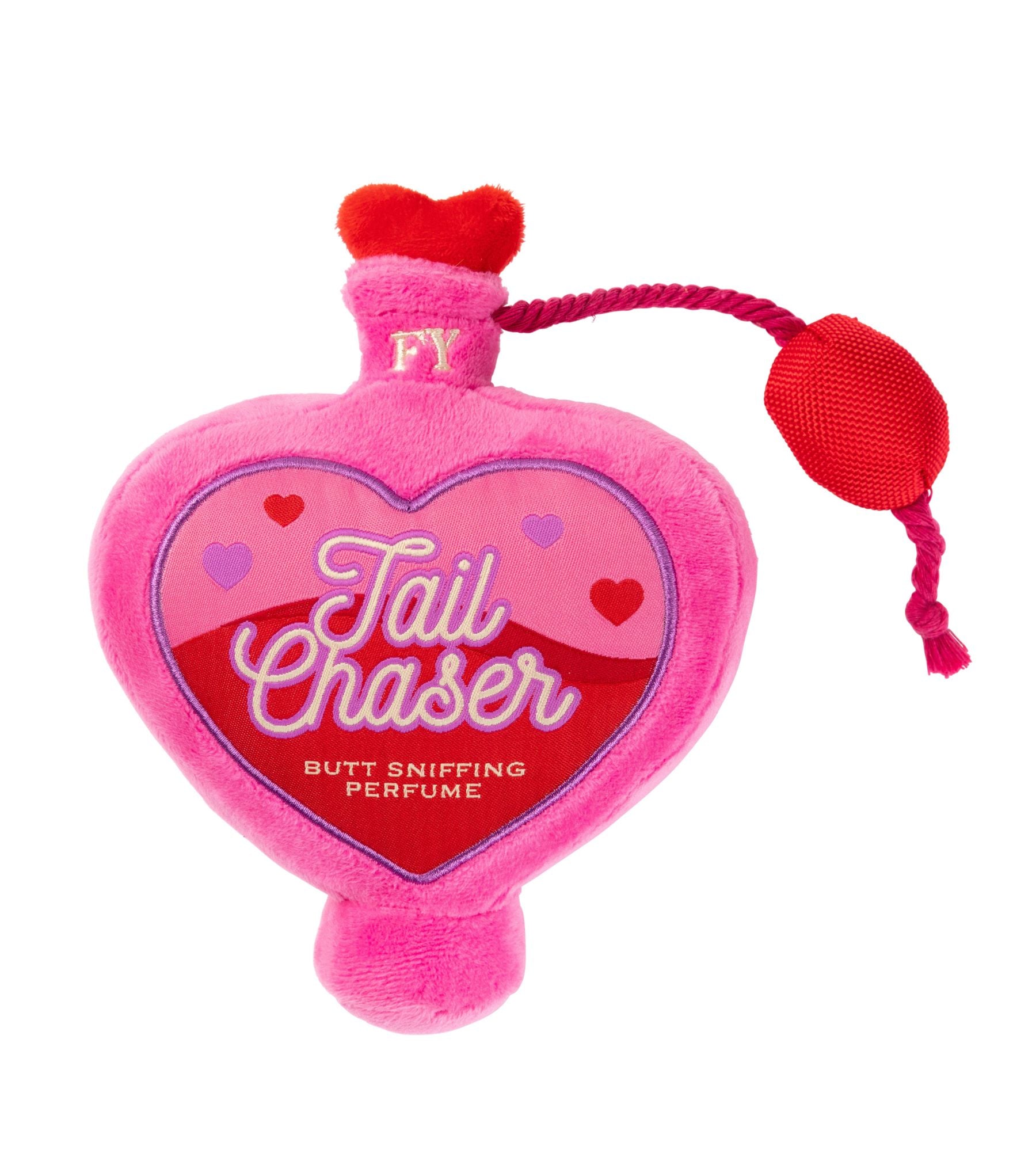 FuzzYard Valentine's Day Plush Dog Toy with Scented Tail - Cute Interactive Puppy Chew Toy for Small & Medium Dogs - Perfect for Playtime, Training & Gifting