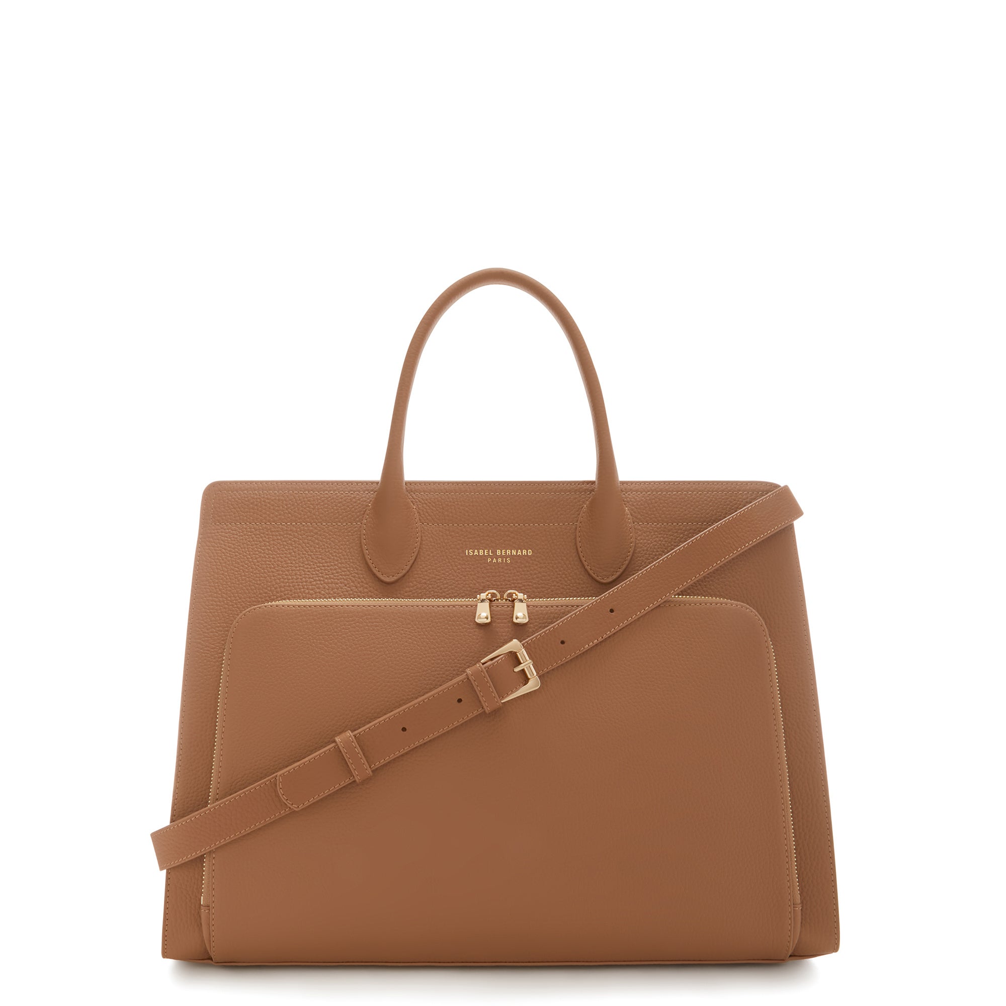 Honoré Nadine Genuine Calfskin Leather Handbag with 16.4