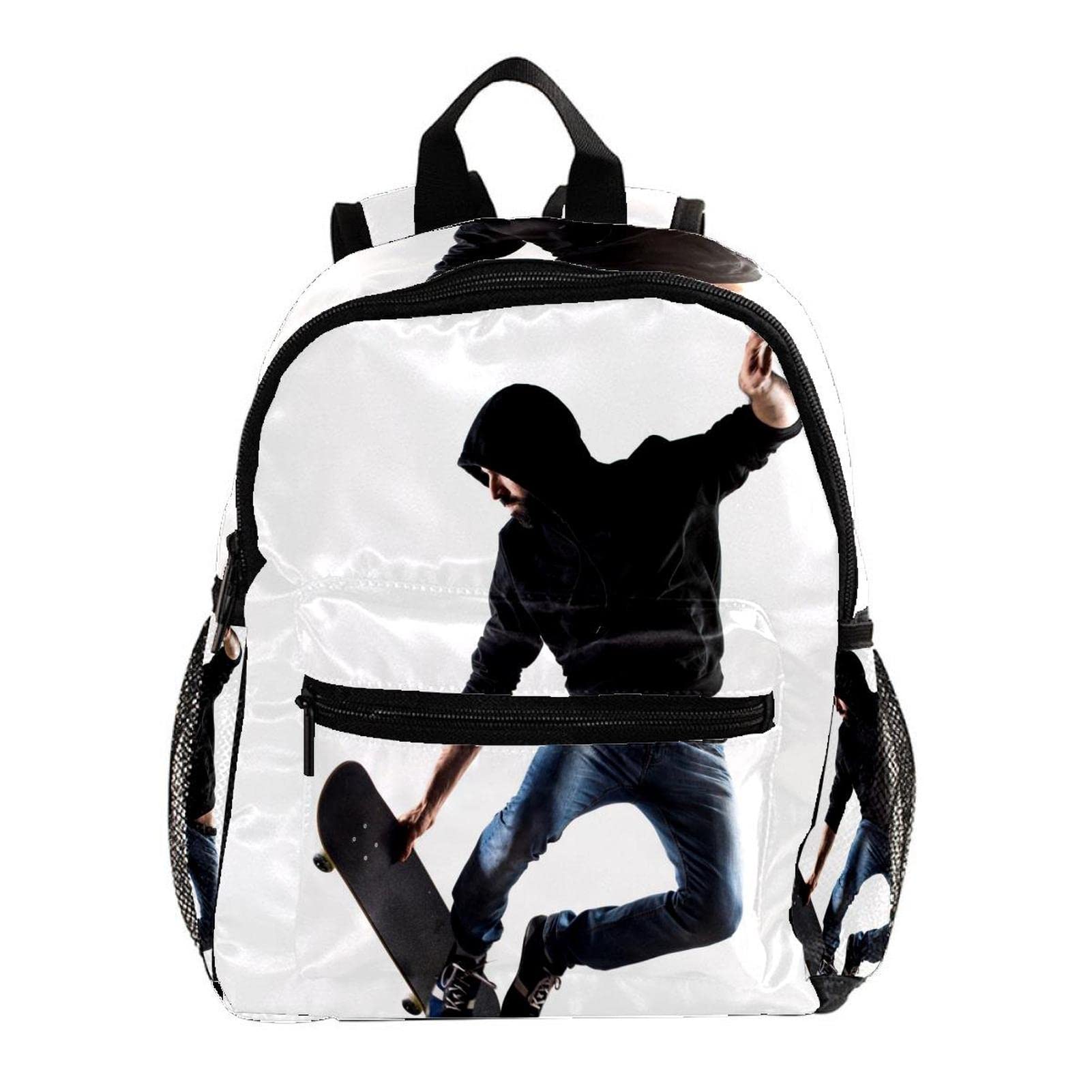 Stylish Mini Backpack for Kids 3-8 - Cute Skateboard Design School Book Bag, Lightweight & Durable for School, Travel & Daily Use | Perfect Gift for Students & Toddlers
